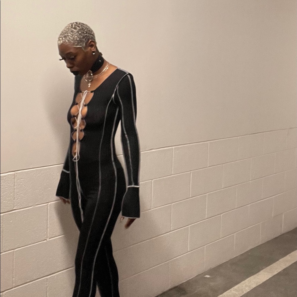 “One Way In” Pant Jumpsuit with Flare sleeves